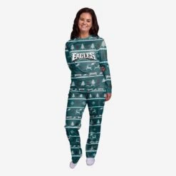 FOCO Philadelphia Eagles Womens Family Holiday Pajamas