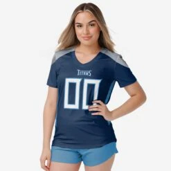 FOCO Tennessee Titans Womens Gameday Ready Lounge Shirt