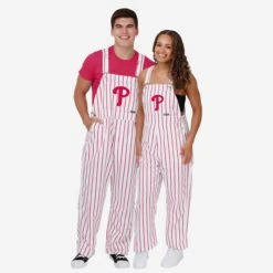 FOCO Philadelphia Phillies Mens Pinstripe Bib Overalls 8 FOCO Philadelphia Phillies Mens Pinstripe Bib Overalls -Fashion General Store PNTMBPNSTOAPH g3