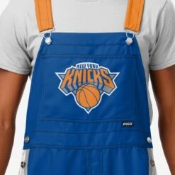 FOCO New York Knicks Mens Team Stripe Bib Overalls -Fashion General Store PNTNBTMSTPNYK g3