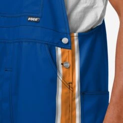 FOCO New York Knicks Mens Team Stripe Bib Overalls -Fashion General Store PNTNBTMSTPNYK g4