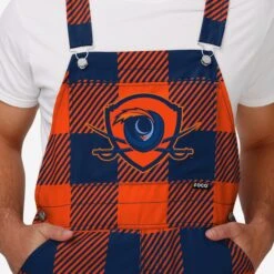 FOCO Virginia Cavaliers Mens Plaid Bib Overalls -Fashion General Store PNTNCBFPDOAVA g4