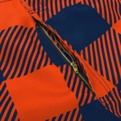 FOCO Virginia Cavaliers Mens Plaid Bib Overalls -Fashion General Store PNTNCBFPDOAVA g6