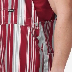 FOCO Alabama Crimson Tide Mens Hyper Stripe Bib Overalls -Fashion General Store PNTNCHYSTOAALB g5