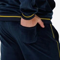 FOCO Michigan Wolverines 2023 Football National Champions Velour Pants -Fashion General Store PNTNCVLRCH23MI g4