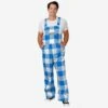 FOCO Los Angeles Chargers Mens Plaid Bib Overalls