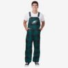 FOCO Philadelphia Eagles Mens Plaid Bib Overalls