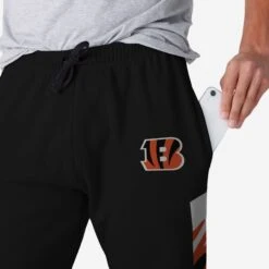 FOCO Cincinnati Bengals Team Stripe Joggers -Fashion General Store PNTNFJOGTSCIB g4