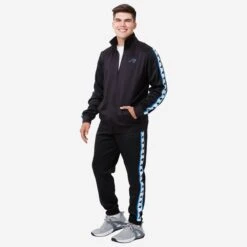 FOCO Carolina Panthers Stripe Logo Track Pants 9 FOCO Carolina Panthers Stripe Logo Track Pants -Fashion General Store PNTNFSTLGCP g5