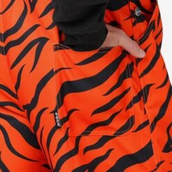 FOCO Cincinnati Bengals Mens Tiger Stripe Thematic Bib Overalls -Fashion General Store PNTNFTHOACIB g6