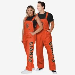 FOCO San Francisco Giants Womens Big Logo Bib Overalls -Fashion General Store PNTWMMBBLOASG g3