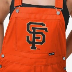FOCO San Francisco Giants Womens Big Logo Bib Overalls -Fashion General Store PNTWMMBBLOASG g4