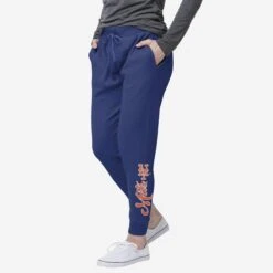FOCO New York Mets Womens Waffle Lounge Pants