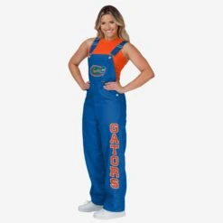FOCO Florida Gators Womens Big Logo Bib Overalls