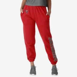FOCO Tampa Bay Buccaneers Womens Script Wordmark Team Color Sweatpants