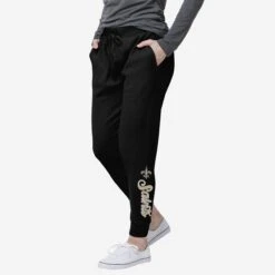 FOCO New Orleans Saints Womens Waffle Lounge Pants