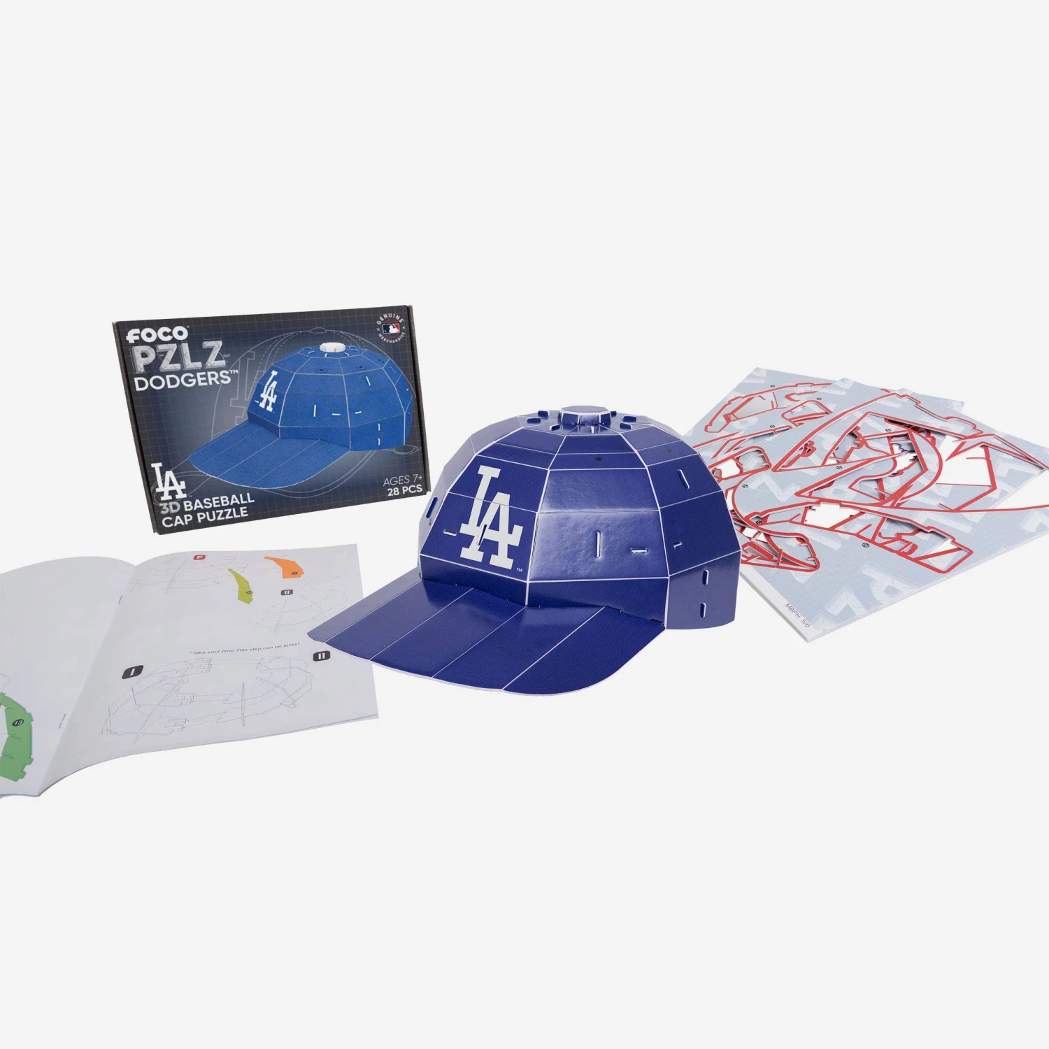 FOCO Los Angeles Dodgers PZLZ Baseball Cap 2 FOCO Los Angeles Dodgers PZLZ Baseball Cap - Image 2