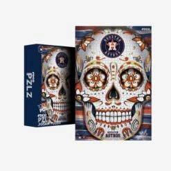 FOCO Houston Astros Sugar Skull 1000 Piece Jigsaw Puzzle PZLZ