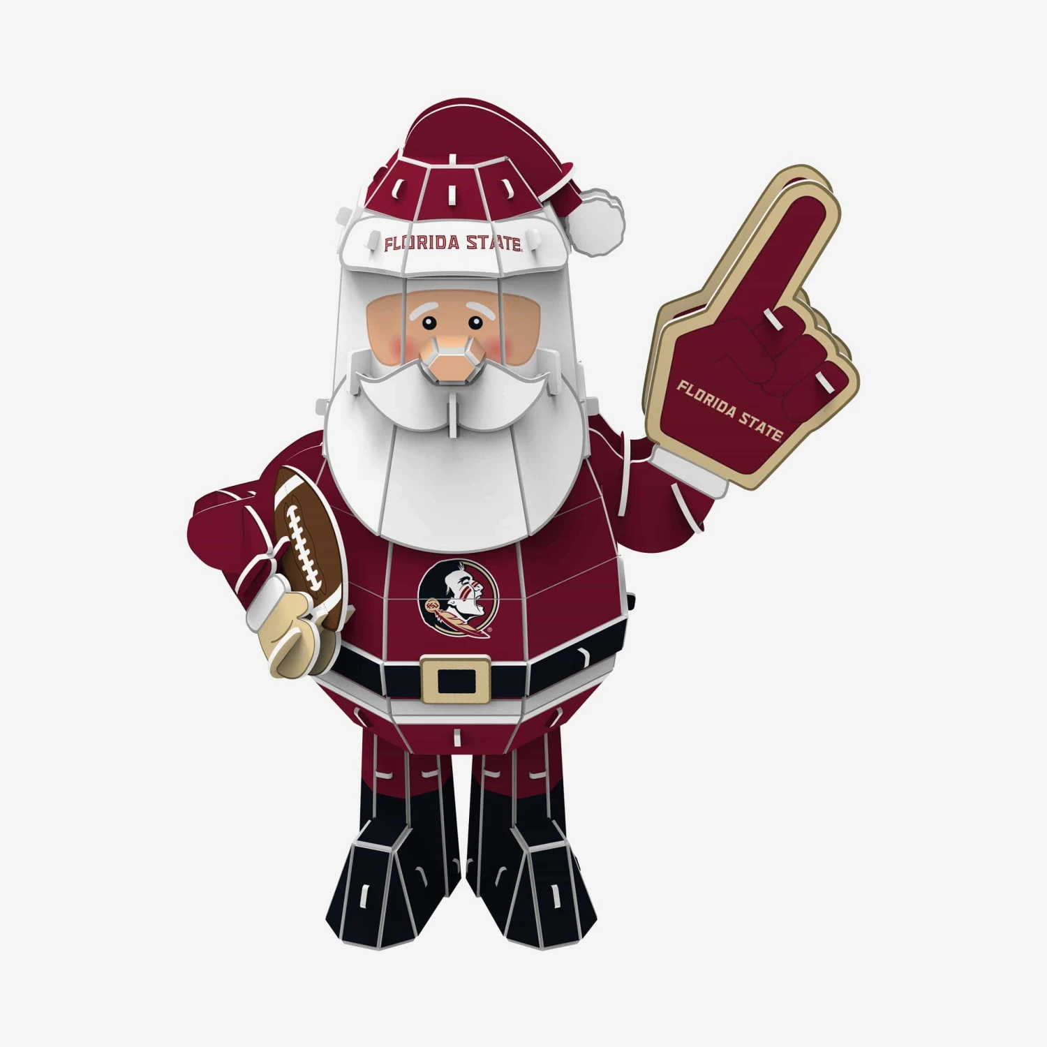 FOCO Florida State Seminoles PZLZ Santa 2 FOCO Florida State Seminoles PZLZ Santa - Image 2