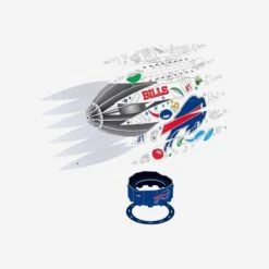 FOCO Buffalo Bills PZLZ Craft Kit -Fashion General Store PZLZNF3DCRFOTBB g4