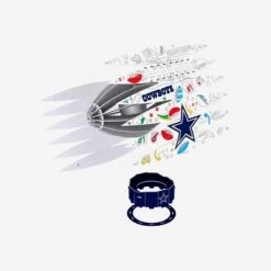 FOCO Dallas Cowboys PZLZ Craft Kit -Fashion General Store PZLZNF3DCRFOTDC g4