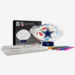 FOCO Dallas Cowboys PZLZ Craft Kit -Fashion General Store PZLZNF3DCRFOTDC g6
