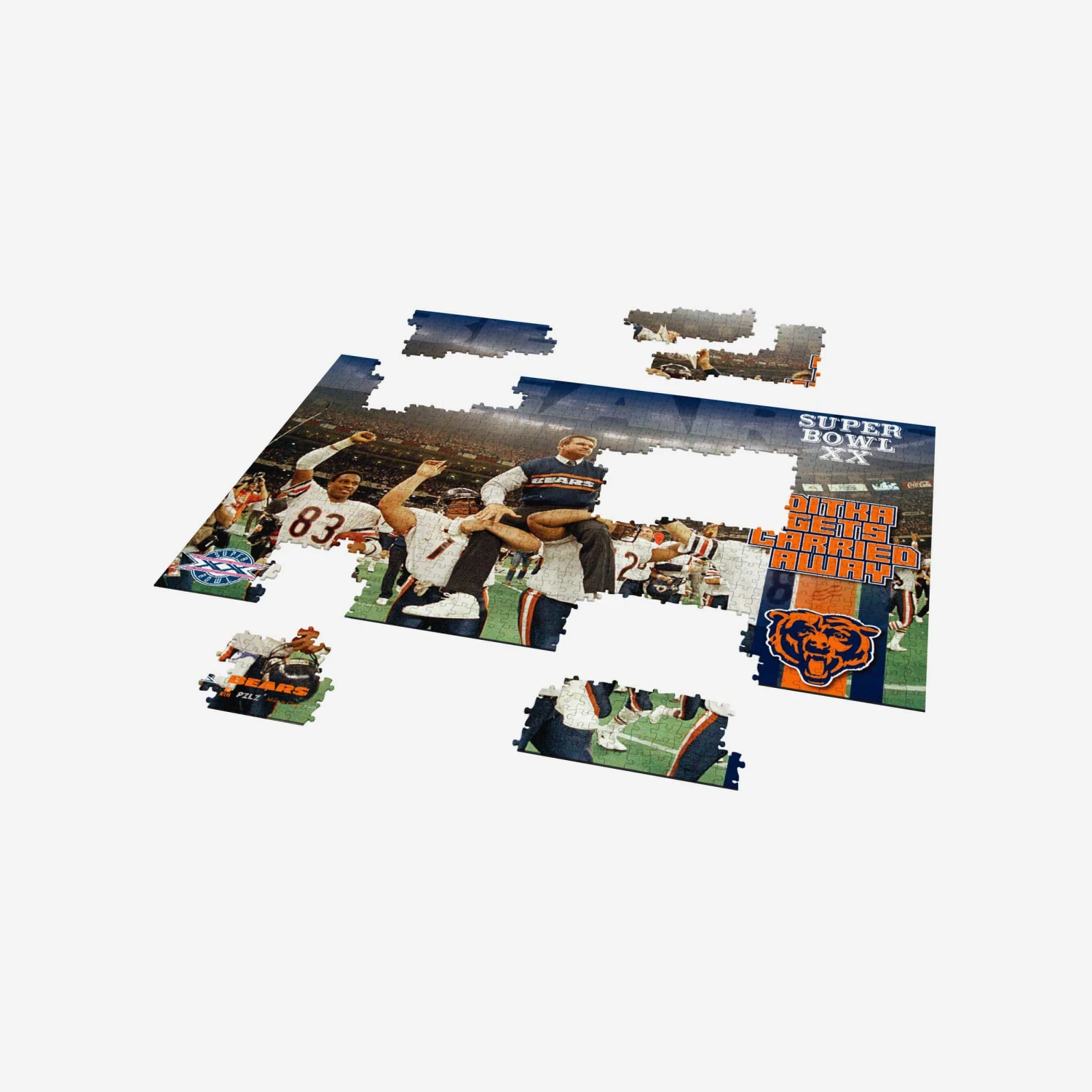 FOCO Mike Ditka Chicago Bears Superbowl XX 1000 Piece Jigsaw Puzzle PZLZ 3 FOCO Mike Ditka Chicago Bears Superbowl XX 1000 Piece Jigsaw Puzzle PZLZ - Image 3