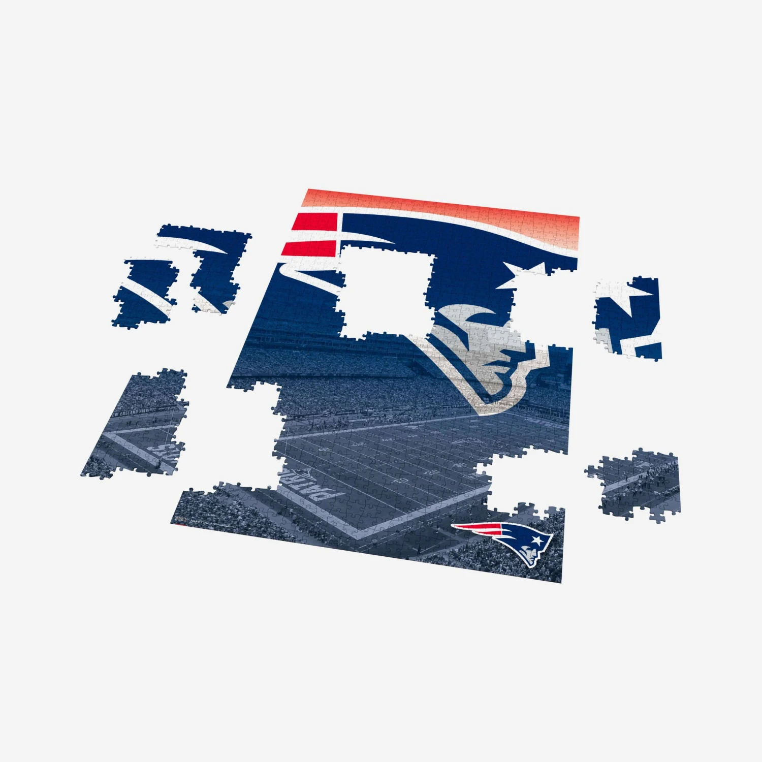 FOCO New England Patriots Gillette Stadium 1000 Piece Jigsaw Puzzle PZLZ 3 FOCO New England Patriots Gillette Stadium 1000 Piece Jigsaw Puzzle PZLZ - Image 3