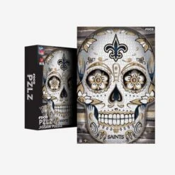 FOCO New Orleans Saints Sugar Skull 1000 Piece Jigsaw Puzzle PZLZ