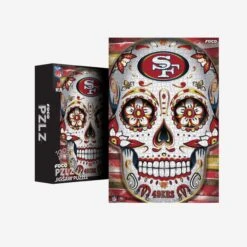 FOCO San Francisco 49ers Sugar Skull 1000 Piece Jigsaw Puzzle PZLZ