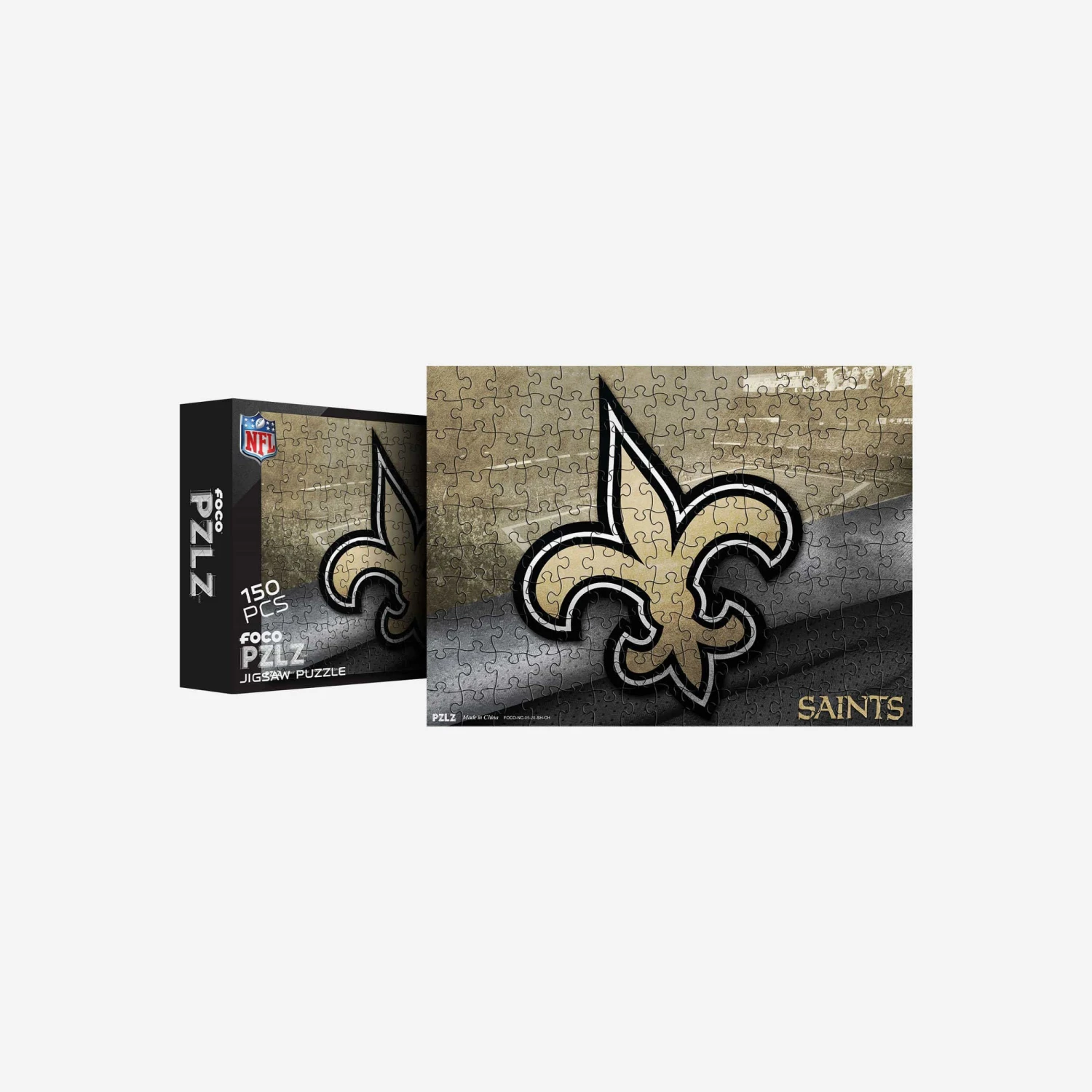 FOCO New Orleans Saints Team Logo 150 Piece Jigsaw Puzzle PZLZ 1 FOCO New Orleans Saints Team Logo 150 Piece Jigsaw Puzzle PZLZ