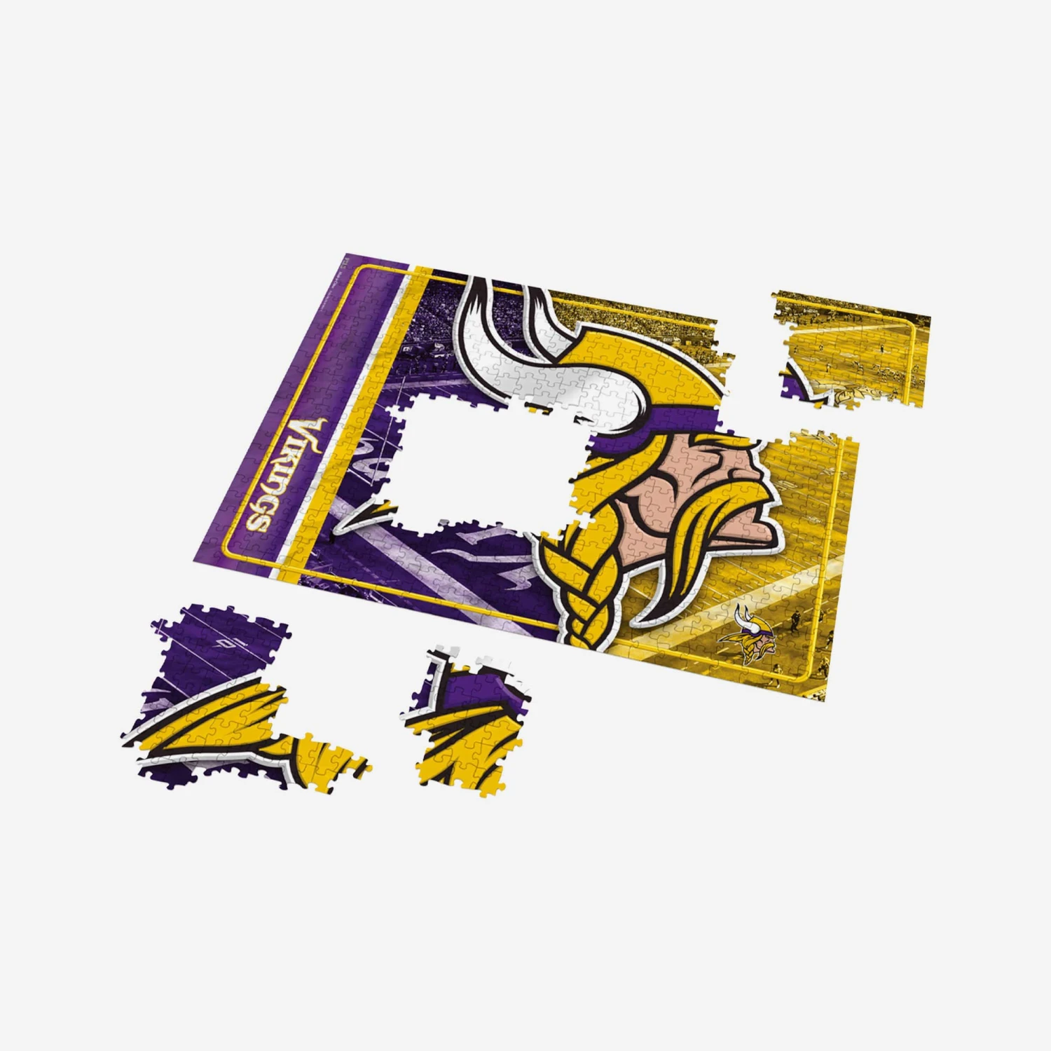 FOCO Minnesota Vikings Big Logo 500 Piece Jigsaw Puzzle PZLZ 3 FOCO Minnesota Vikings Big Logo 500 Piece Jigsaw Puzzle PZLZ - Image 3
