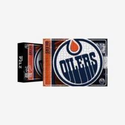 FOCO Edmonton Oilers Big Logo 500 Piece Jigsaw Puzzle PZLZ