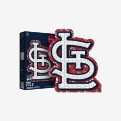 FOCO St Louis Cardinals Logo Wood Jigsaw Puzzle PZLZ
