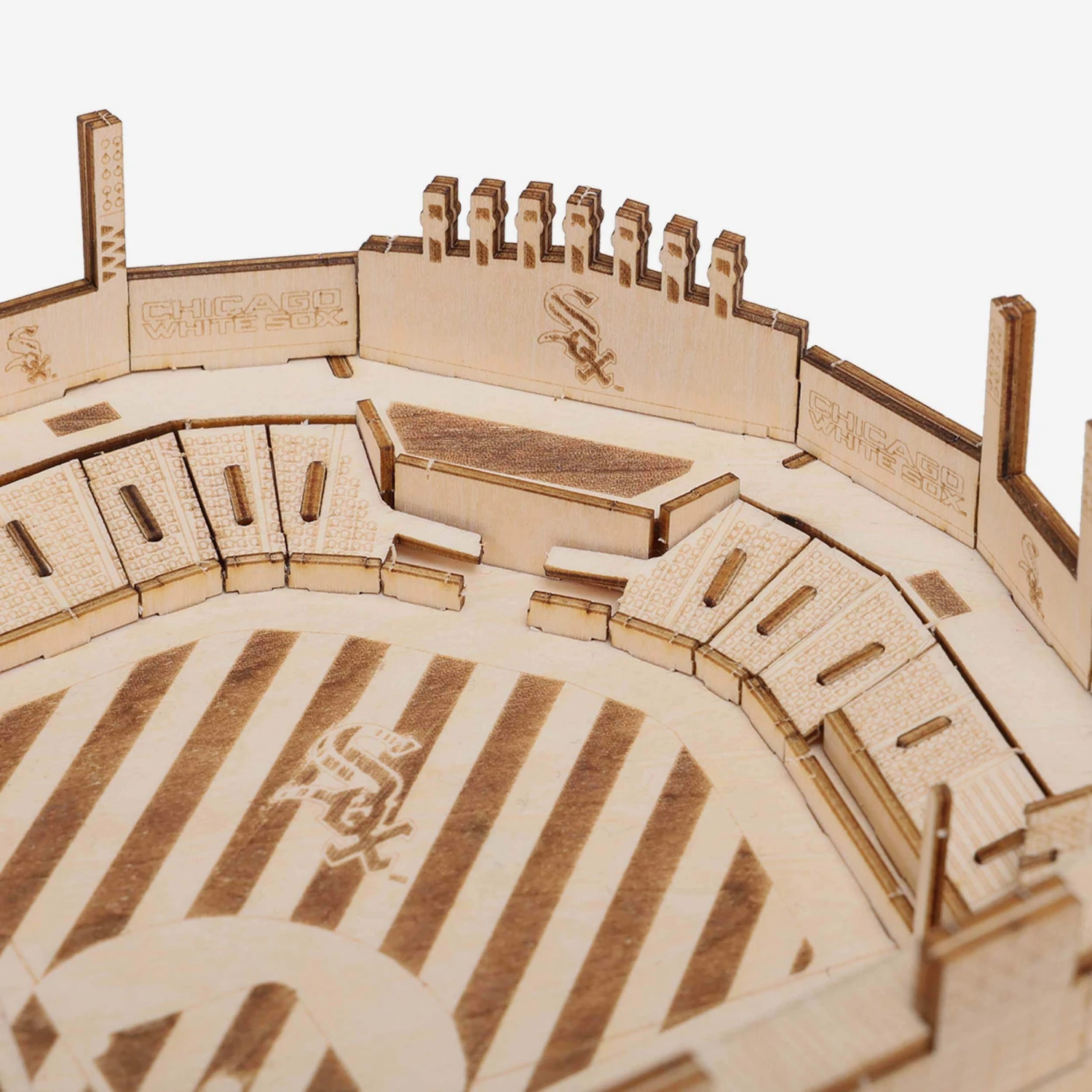 FOCO Chicago White Sox Guarantee Rate Field Wood PZLZ Stadium 4 FOCO Chicago White Sox Guarantee Rate Field Wood PZLZ Stadium - Image 4