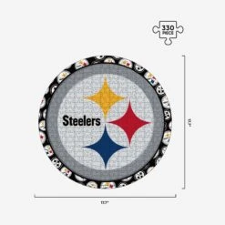 FOCO Pittsburgh Steelers Logo Wood Jigsaw Puzzle PZLZ -Fashion General Store PZNFJGWDLGPS g3