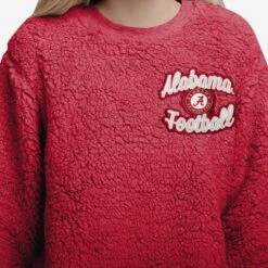 FOCO Alabama Crimson Tide Womens Sherpa Lounge Set -Fashion General Store SETWMNCSHLGALB g3