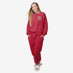 FOCO Alabama Crimson Tide Womens Sherpa Lounge Set