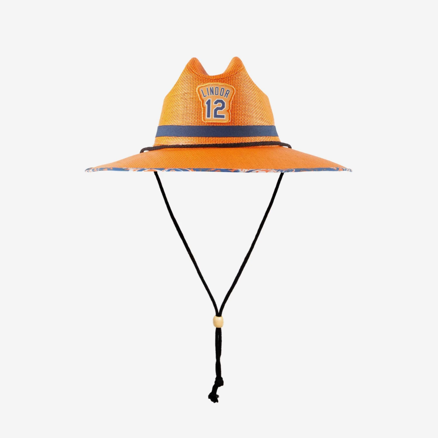 FOCO Francisco Lindor New York Mets Straw Hat 5 FOCO Francisco Lindor New York Mets Straw Hat - Image 5