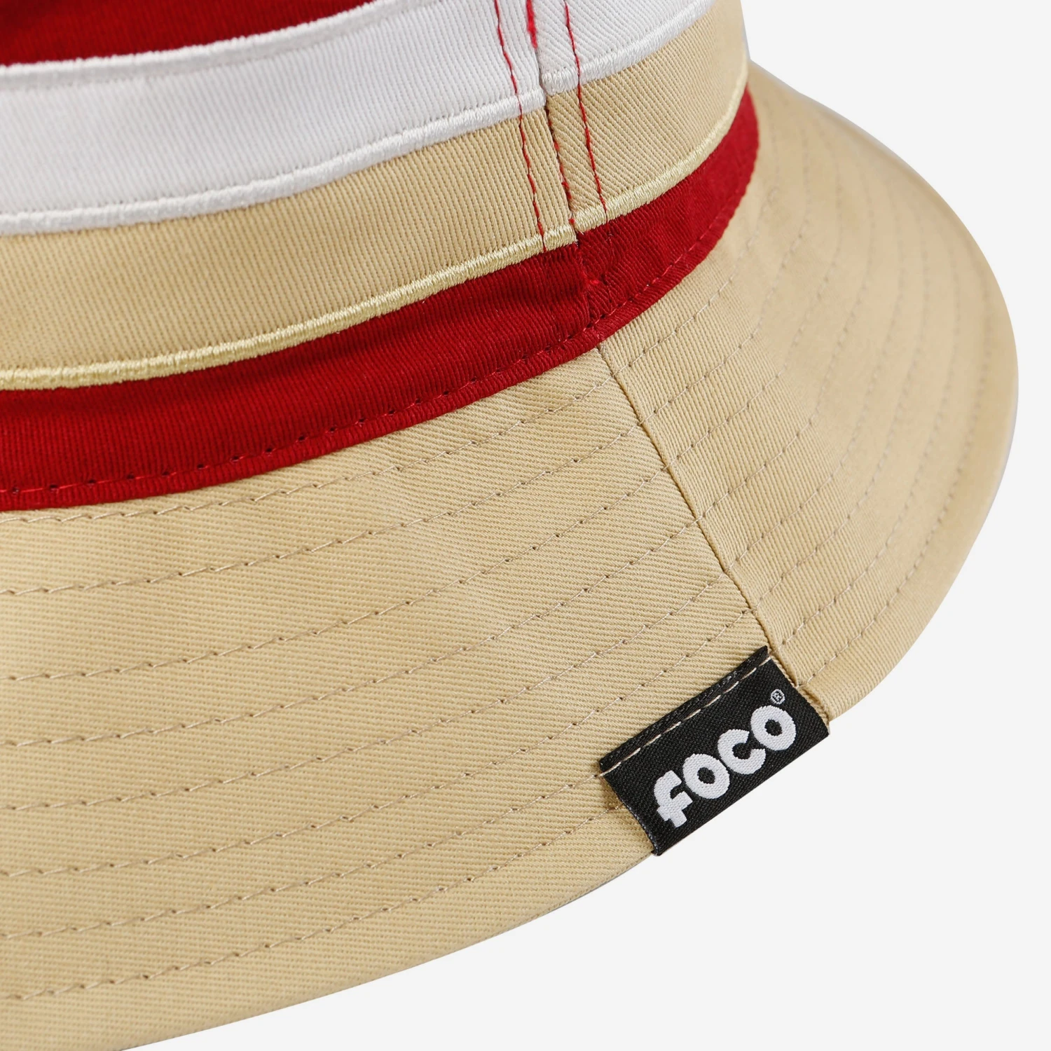 FOCO Florida State Seminoles Team Stripe Bucket Hat 4 FOCO Florida State Seminoles Team Stripe Bucket Hat - Image 4