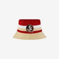 FOCO Florida State Seminoles Team Stripe Bucket Hat