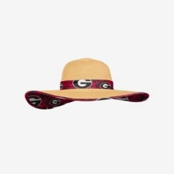 FOCO Georgia Bulldogs Womens Floral Straw Hat