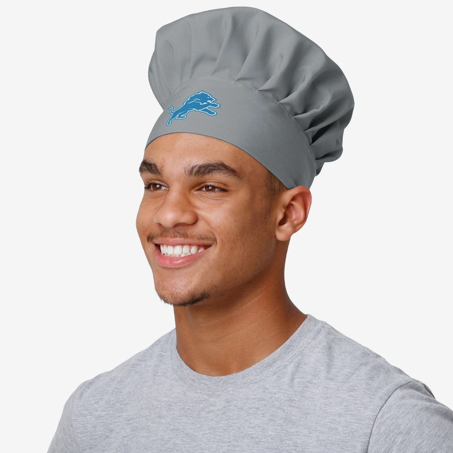 FOCO Detroit Lions Big Logo Chef Hat 5 FOCO Detroit Lions Big Logo Chef Hat - Image 5