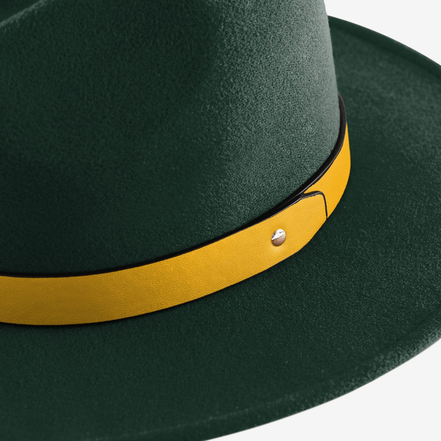 FOCO Green Bay Packers Team Color Fedora 4 FOCO Green Bay Packers Team Color Fedora - Image 4