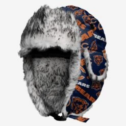 FOCO Chicago Bears Repeat Print Trapper Hat