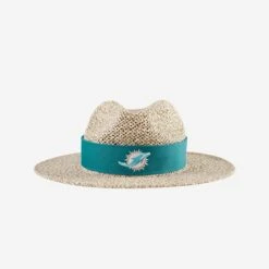 FOCO Miami Dolphins Band Straw Hat