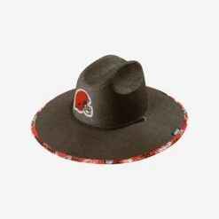 FOCO Cleveland Browns Team Color Straw Hat -Fashion General Store SKNFTCSTWCL g3