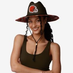 FOCO Cleveland Browns Team Color Straw Hat -Fashion General Store SKNFTCSTWCL g4 1