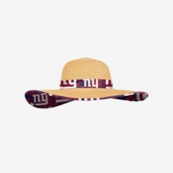 FOCO New York Giants Womens Floral Straw Hat