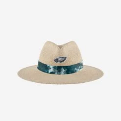 FOCO Philadelphia Eagles Womens Tie-Dye Ribbon Straw Hat